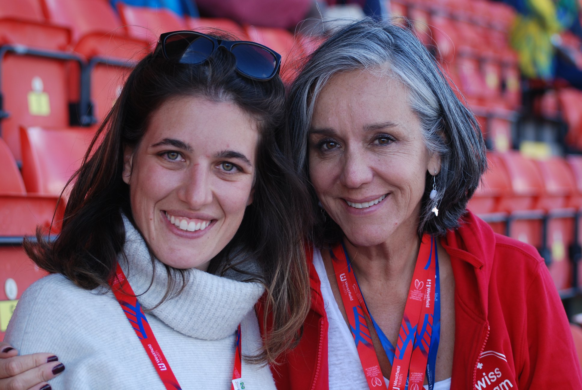 With Liz Schick at the World Transplant Games